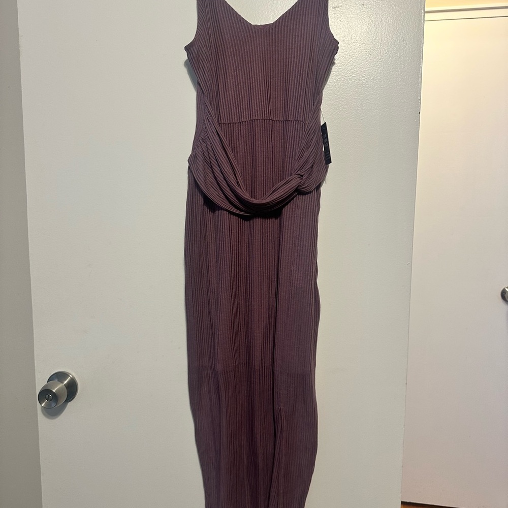 Midi Semi Sheer Sleeveless Dress